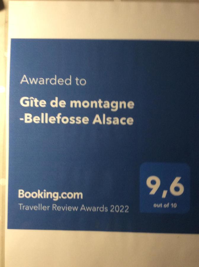 Gite De Montagne -Bellefosse Alsace Kültér fotó